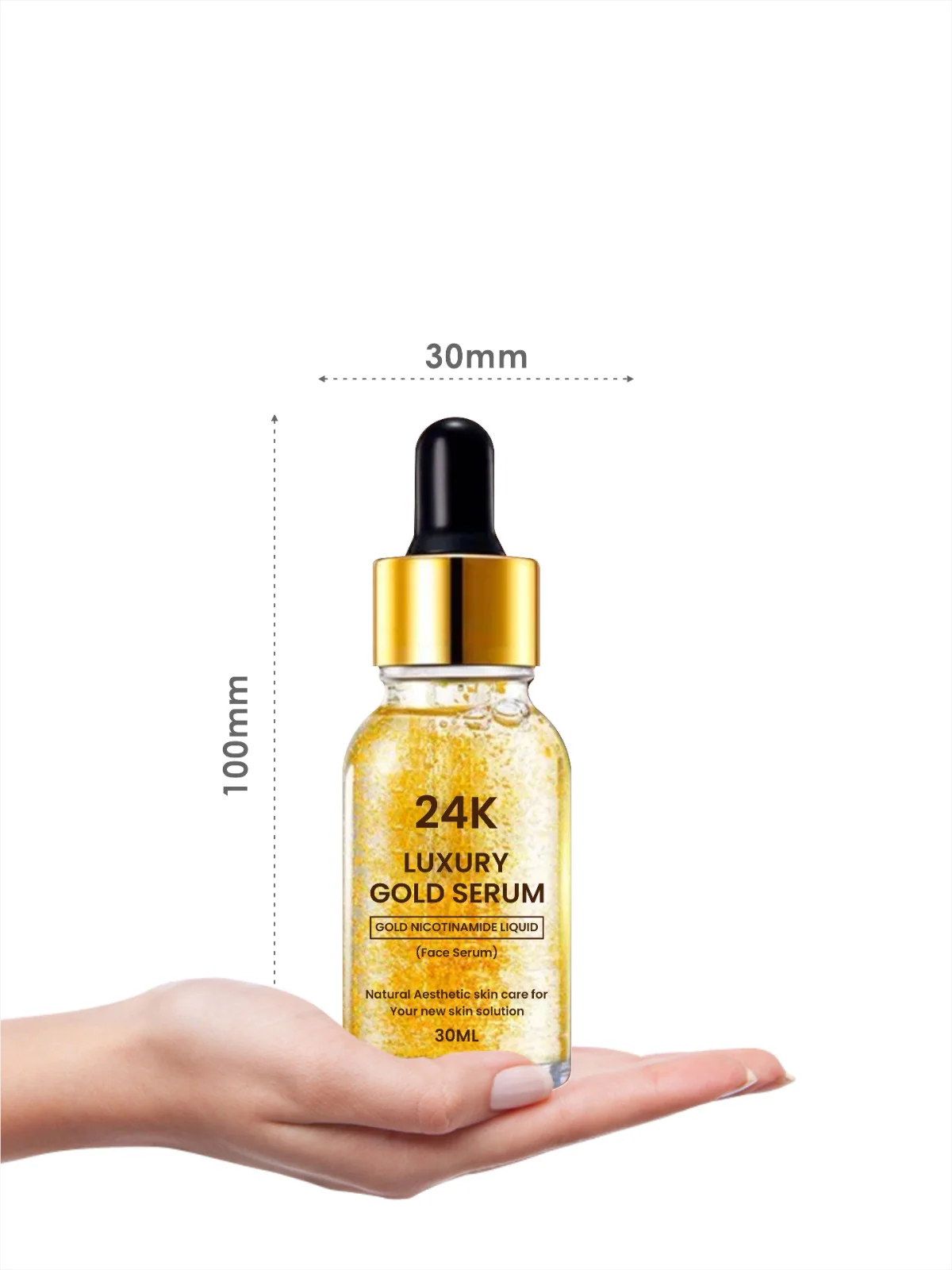 HERBAL 24CRT GOLD FACE SERUM FOR DARK CIRCLE REMOVAL