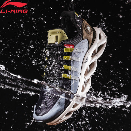 Li-Ning Men LN ARC Cushion Running Shoes Wearable Water Repellent LiNing WATERSHELL Sport Shoes Sneakers ARHP245 ARHR193